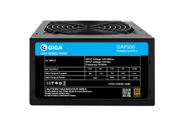 Giga GAP500 80 Plus Power Supply
